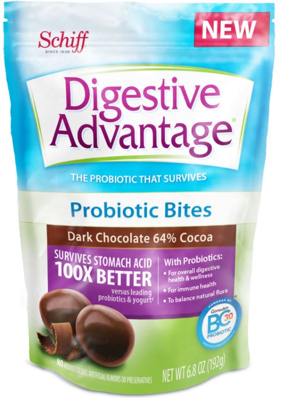 DIGESTIVE ADVANTAGE Probiotic Bites  Dark Chocolate